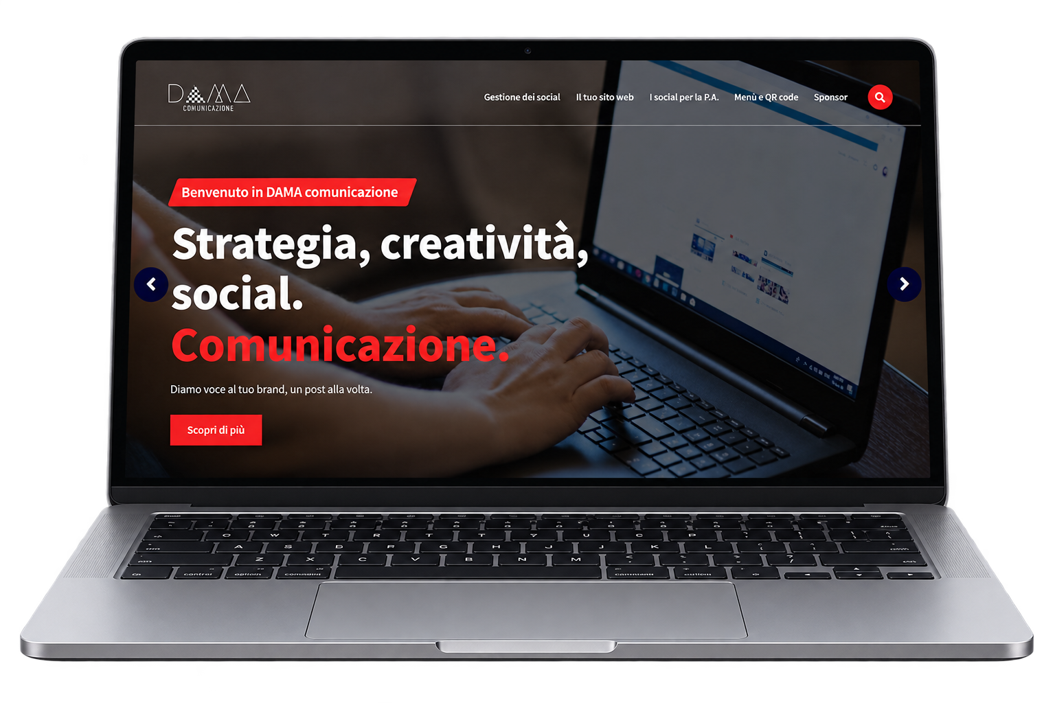 Sito web realizzato da DAMA Comunicazione